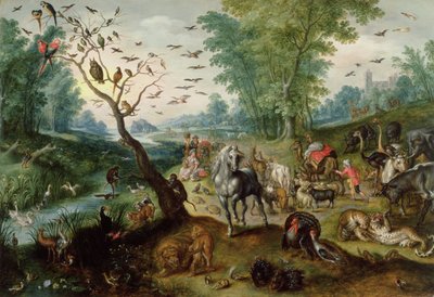 El arca de Noé de Jan the Elder Brueghel
